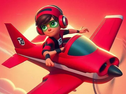 Ben 10 Tappy Plane: Fly High with Ben Tennyson!